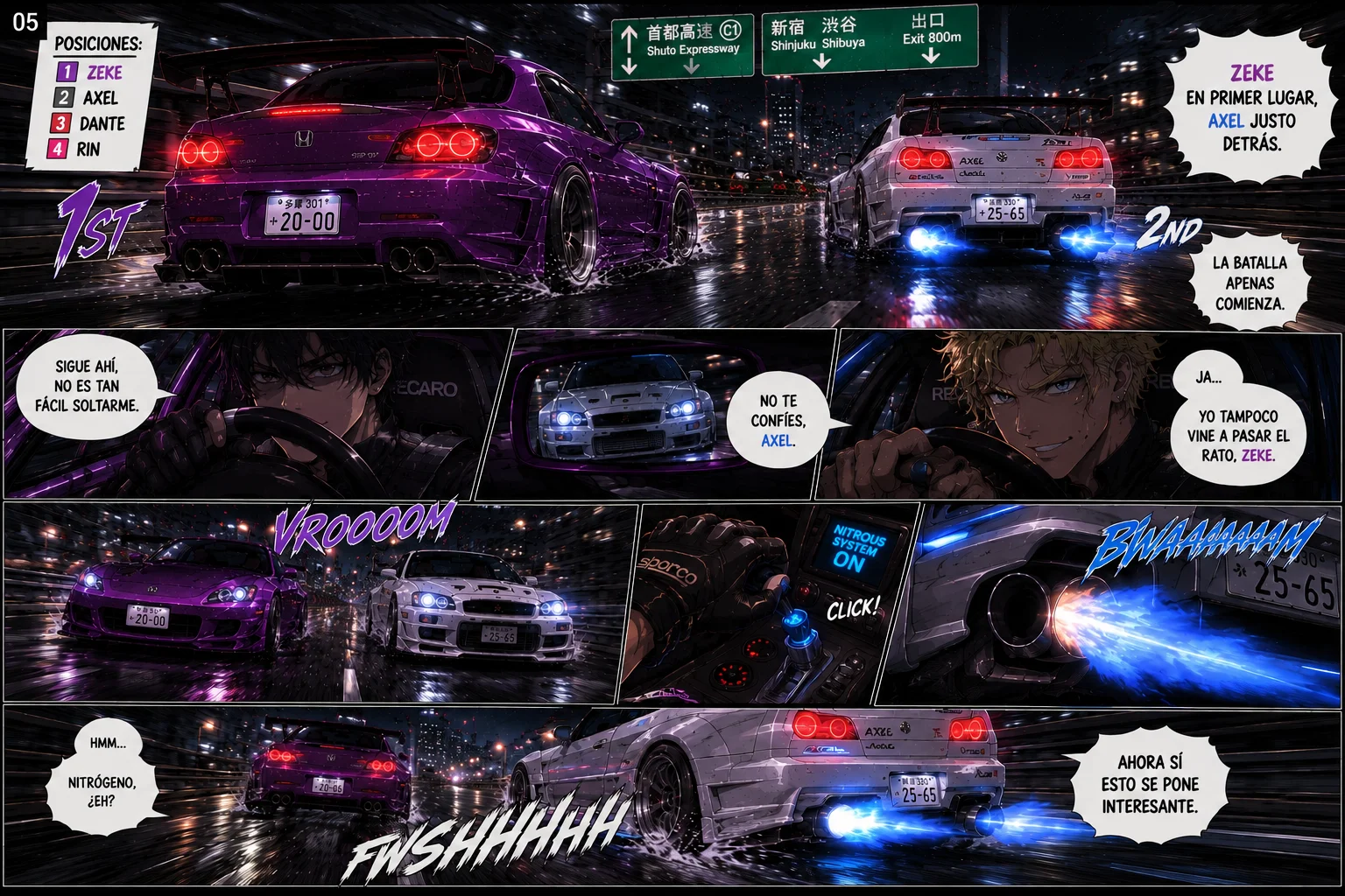 FAST & FURIOUS the King of tokio Capítulo 1 - página 5