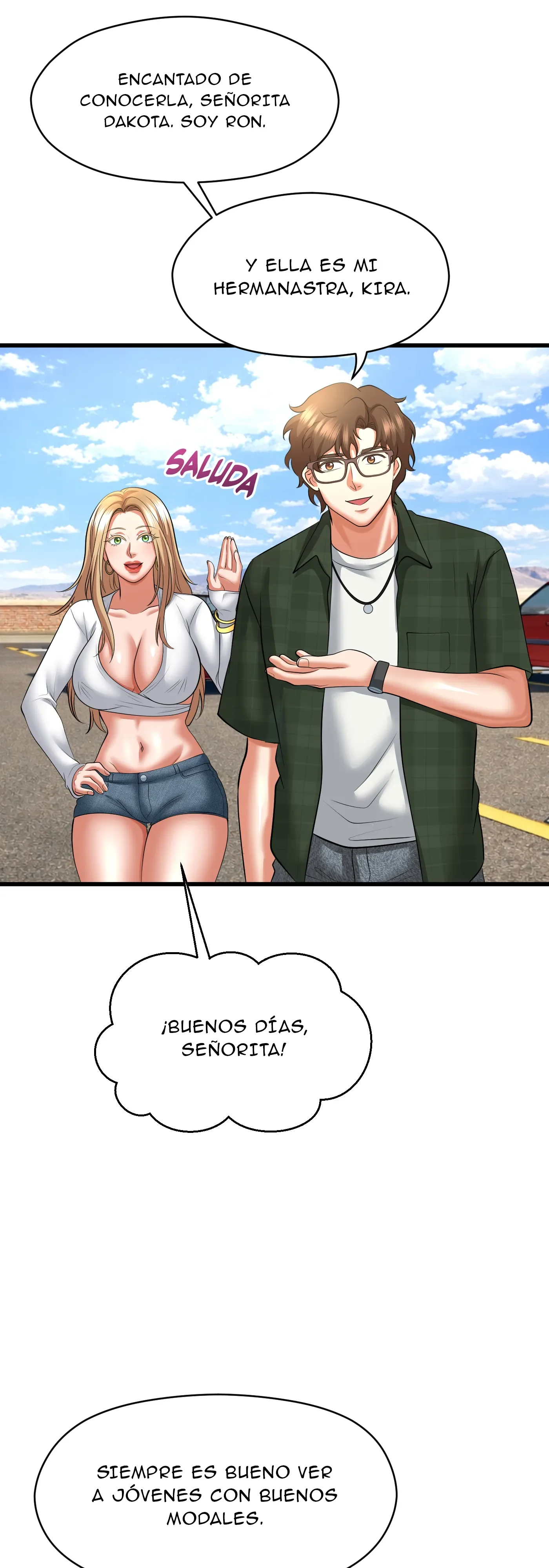 En ruta con mi hermanastra (Sin censura) Capítulo 5 - página 64