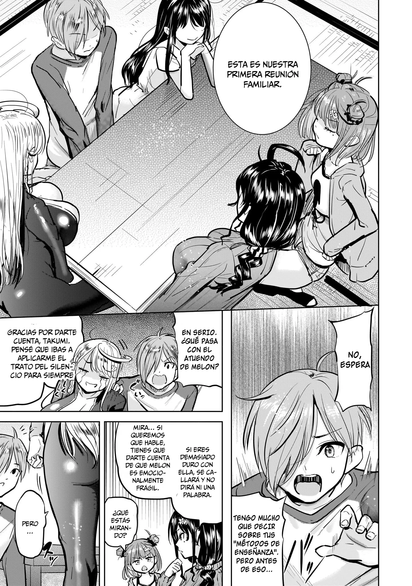 Yonin no Mama no Sei de Ore no Rabukome ga Mama Naranai Capítulo 4 - página 5