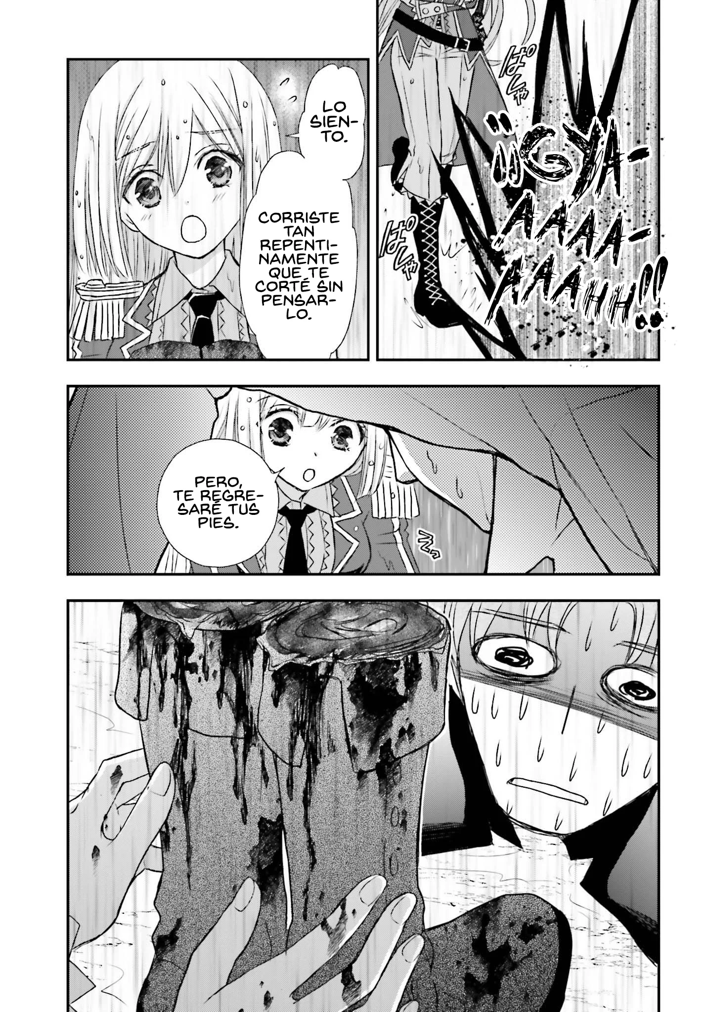 Shinigami ni Sodaterareta Shoujo wa Shikkoku no Ken wo Mune ni Idaku Capítulo 2 - página 34