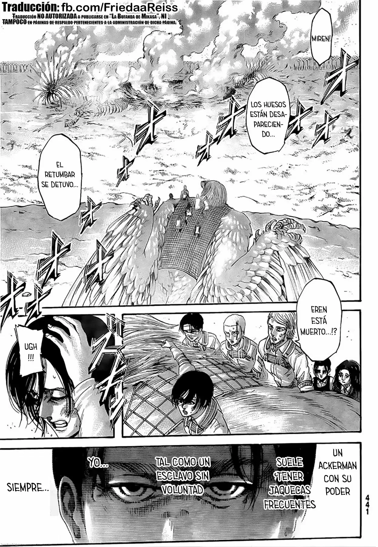 Shingeki no Kyojin Capítulo 138 - página 4
