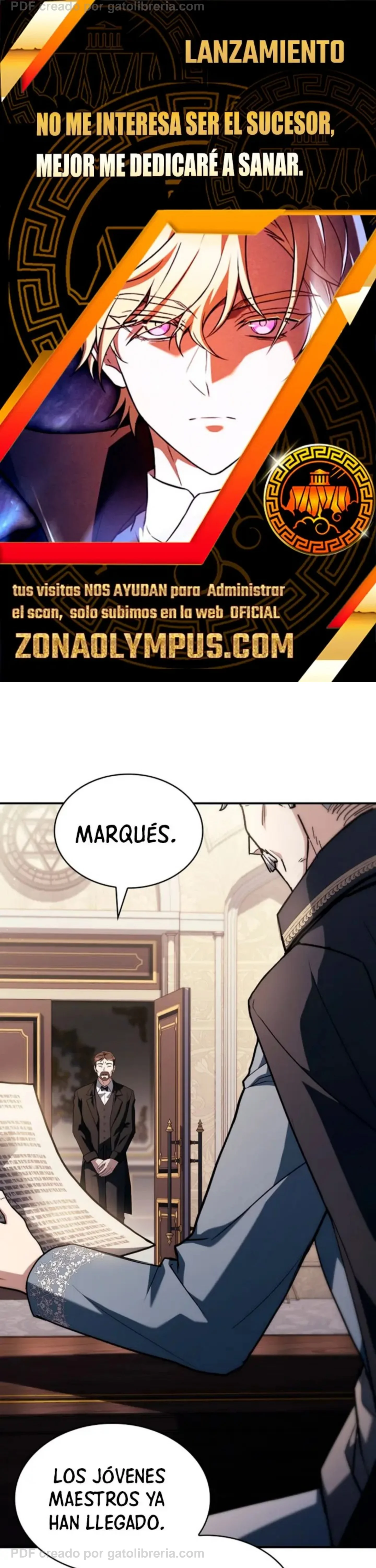 No me interesa ser el sucesor; mejor me dedicaré a sanar. Capítulo 16 - página 1