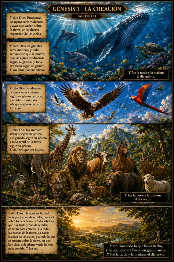 La Biblia: Crónicas de la Creación Capítulo 1 - página 3