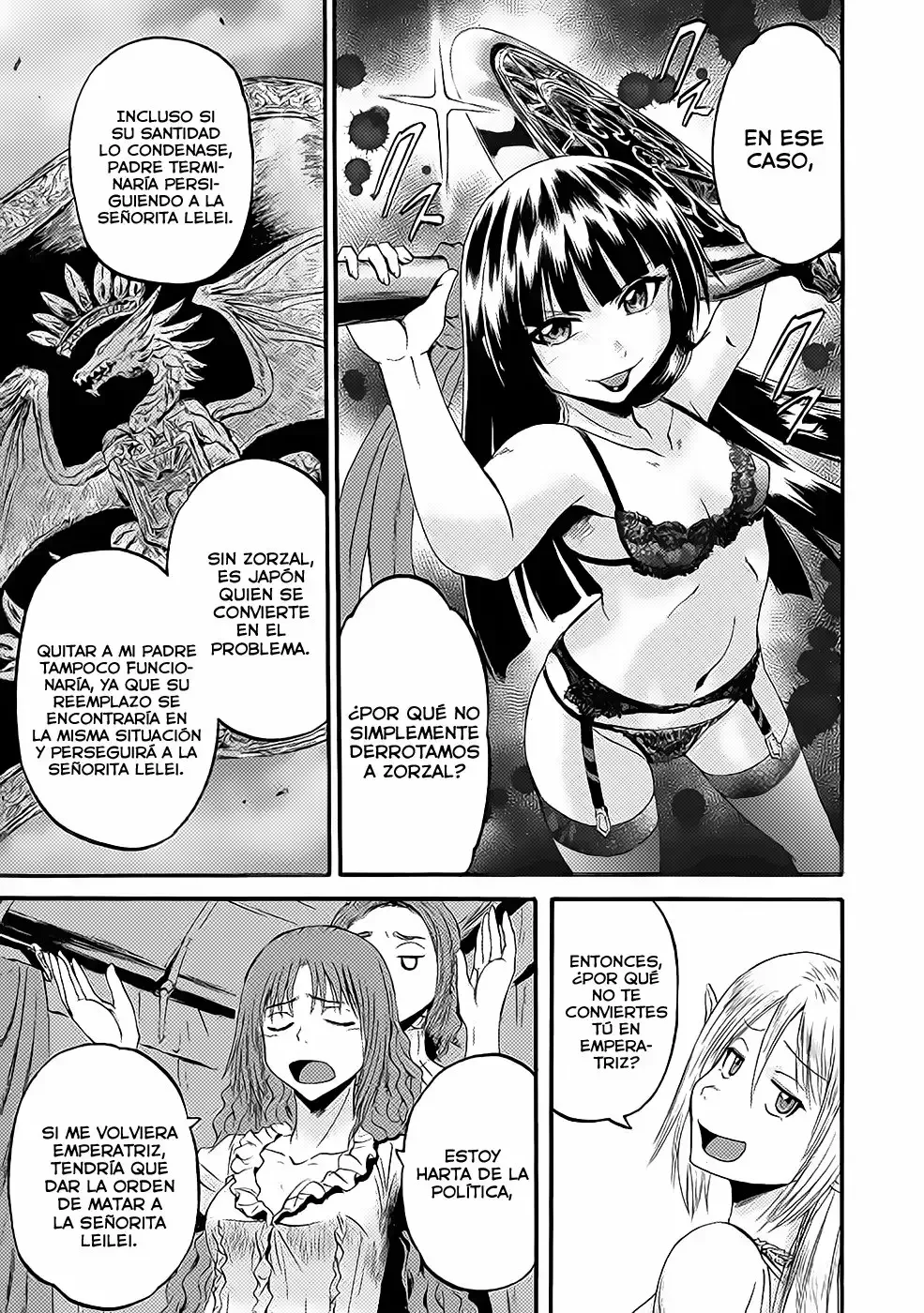 Gate: ¡Así lucharon allí las Fuerzas de Autodefensa de Japón! Capítulo 95 - página 36