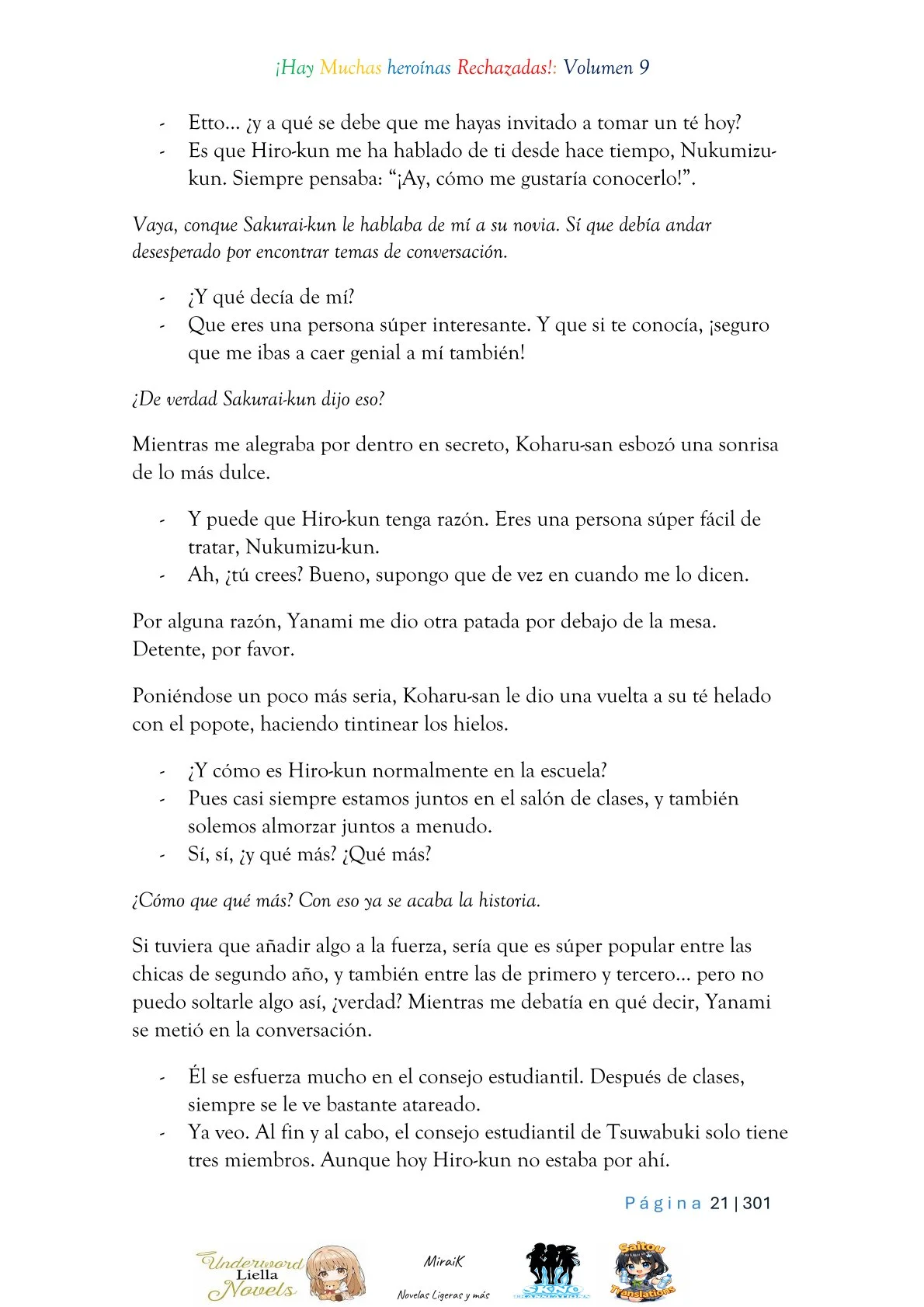Makeine: Too Many Losing Heroines! Capítulo 9.1 - página 19