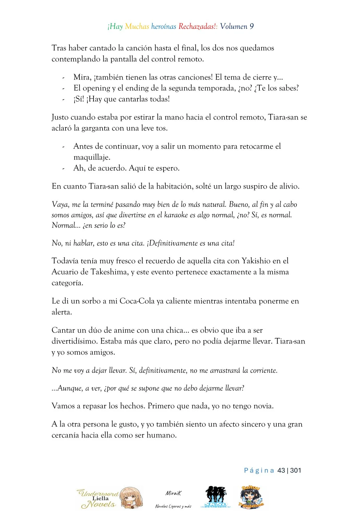 Makeine: Too Many Losing Heroines! Capítulo 9.1 - página 41