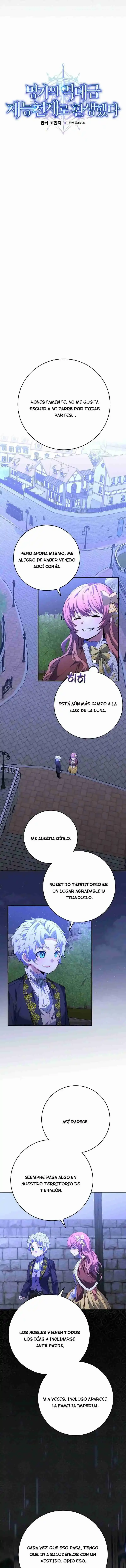 Reencarnado en un genio prodigio de una familia prestigiosa Capítulo 4 - página 3