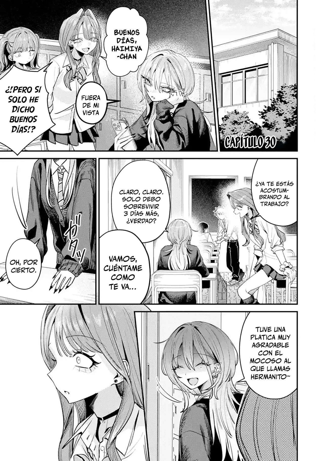 Haimiya-senpai wa Kowakute Kawaii Capítulo 30 - página 1