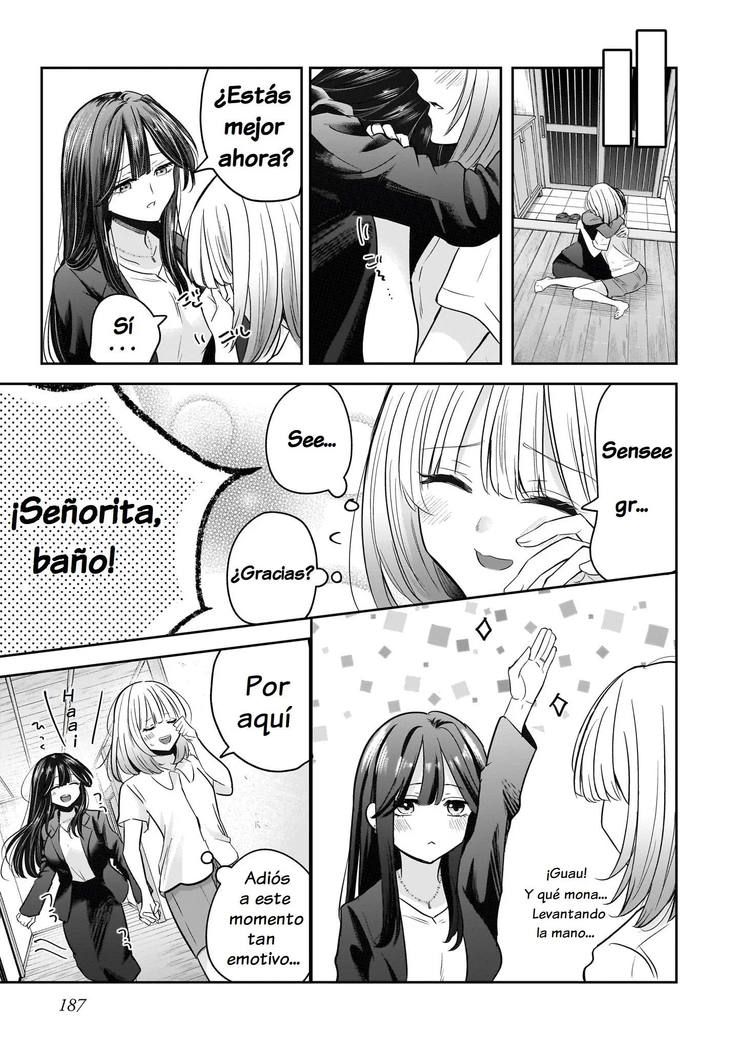 Hitozuma Kyoushi ga Oshiego no Joshikousei ni Dohamari Suru Hanash Capítulo 8.1 - página 9