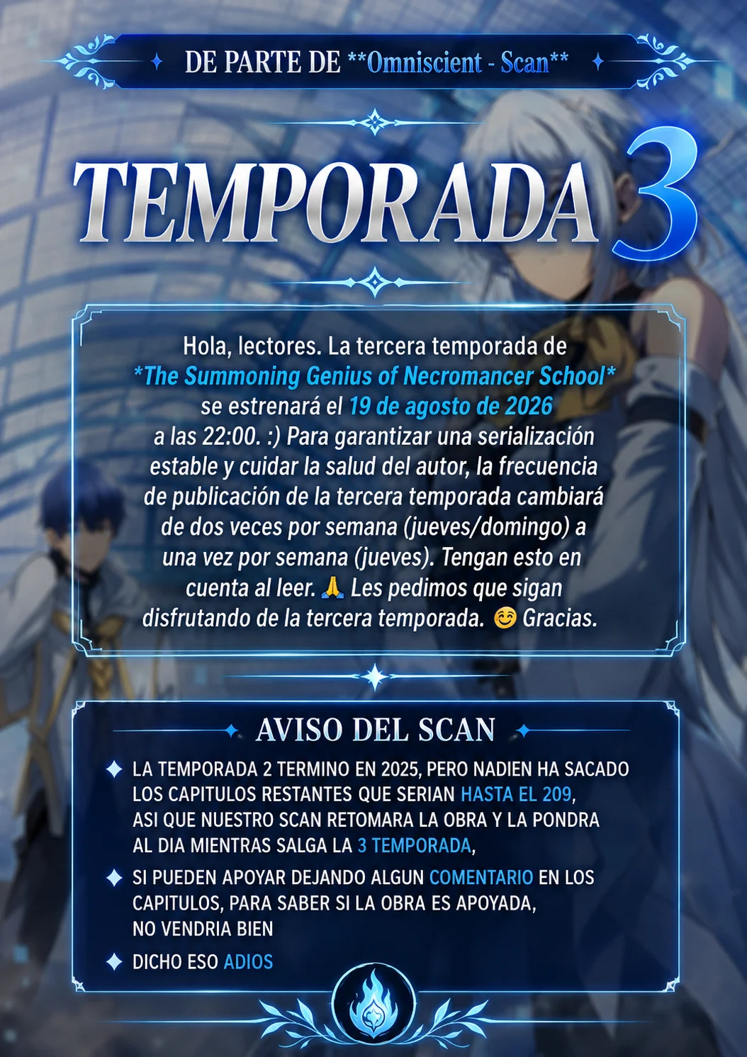 Genio Invocador De La Academia De Nigromantes Capítulo 193.5 - página 1