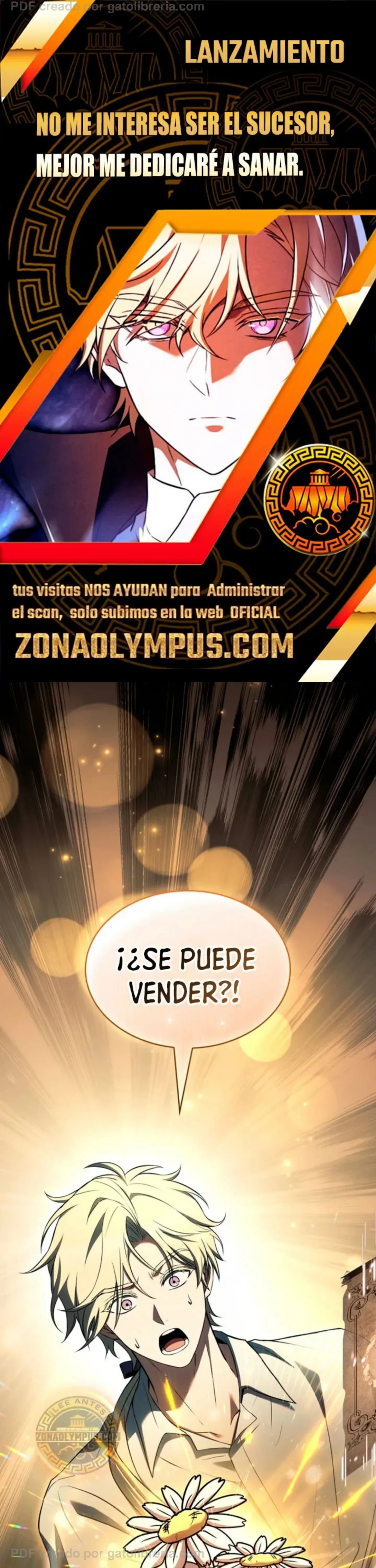 No me interesa ser el sucesor; mejor me dedicaré a sanar. Capítulo 24 - página 1