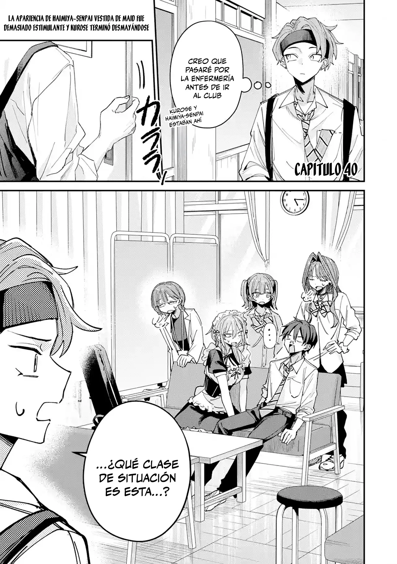 Haimiya-senpai wa Kowakute Kawaii Capítulo 40 - página 1