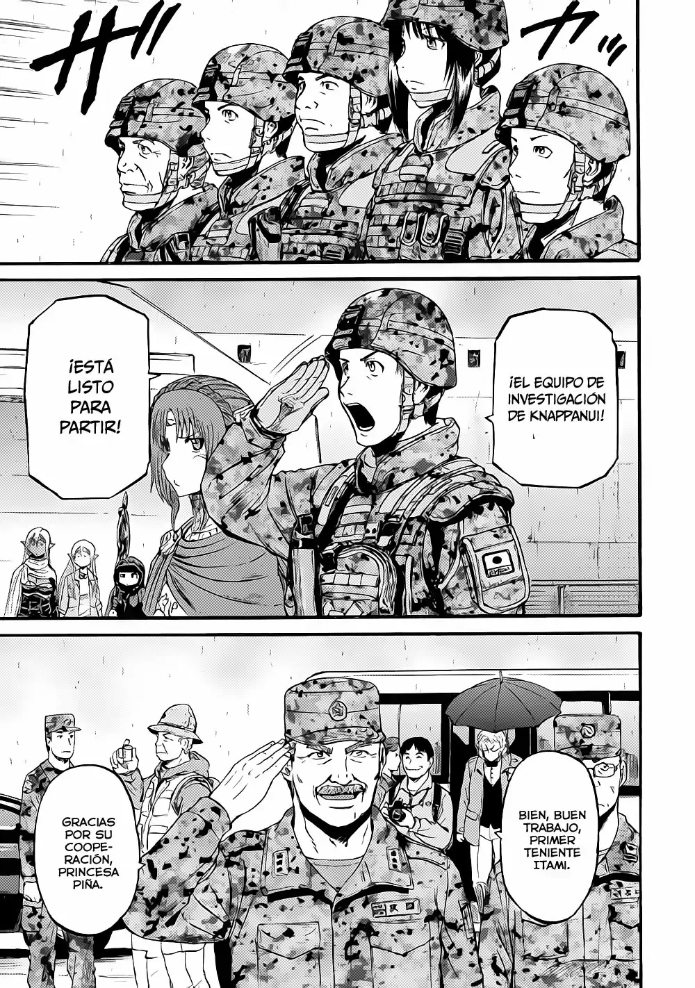 Gate: ¡Así lucharon allí las Fuerzas de Autodefensa de Japón! Capítulo 92 - página 19