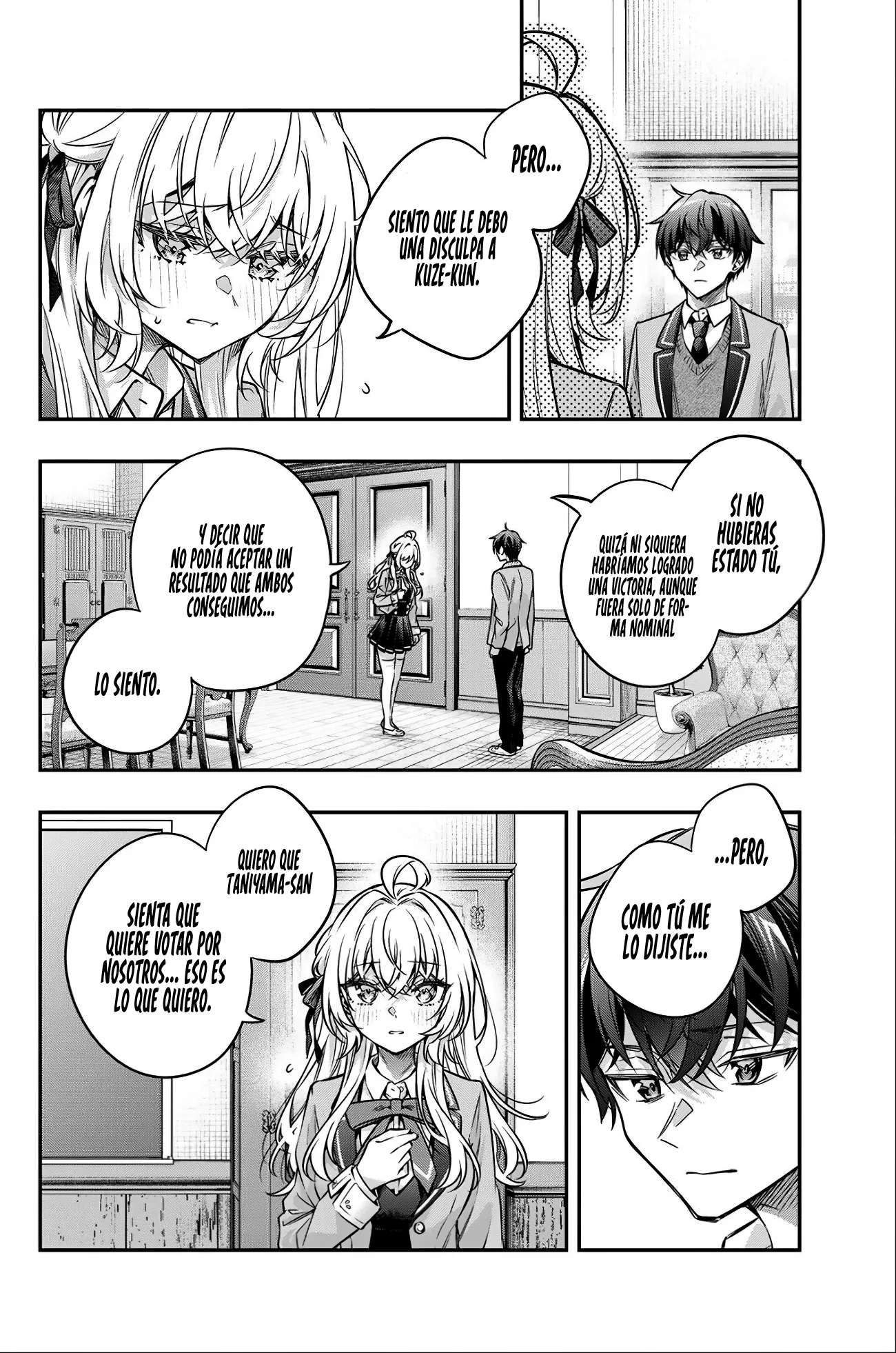 Alya-san, quien se sienta a mi lado, a veces susurra cosas dulces en ruso. Capítulo 71 - página 6