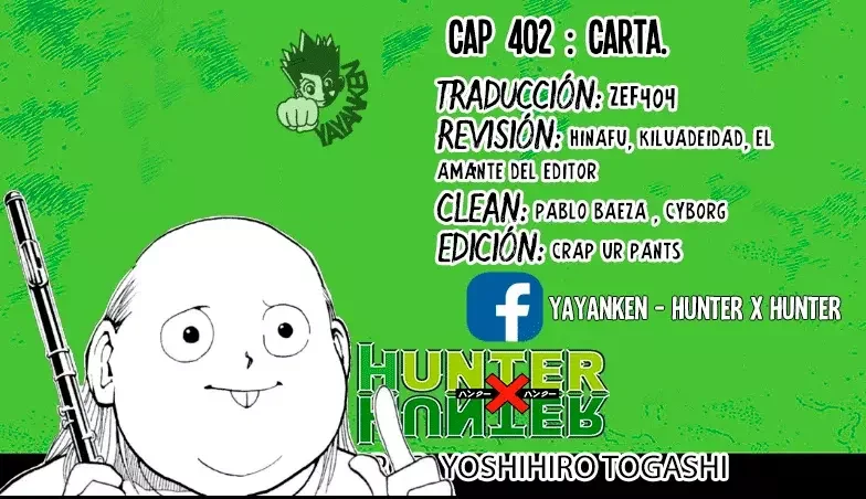Cazador X Capítulo 402 - página 1