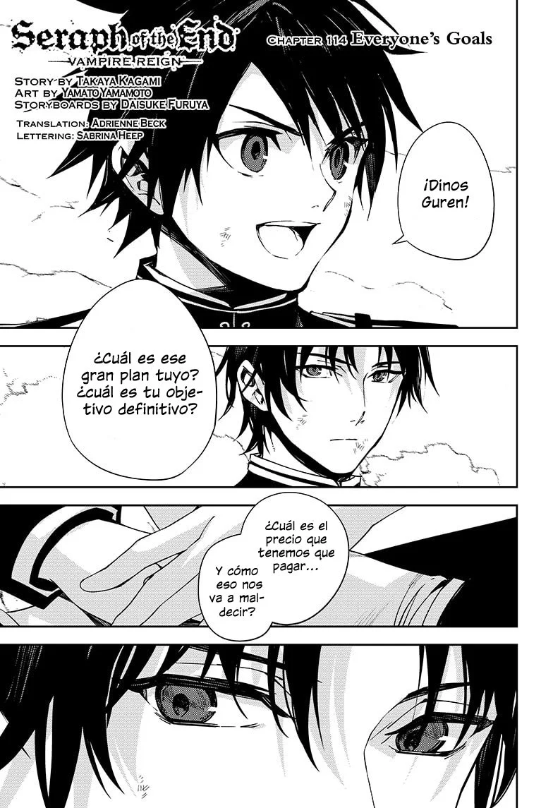 Owari no seraph Capítulo 114 - página 2