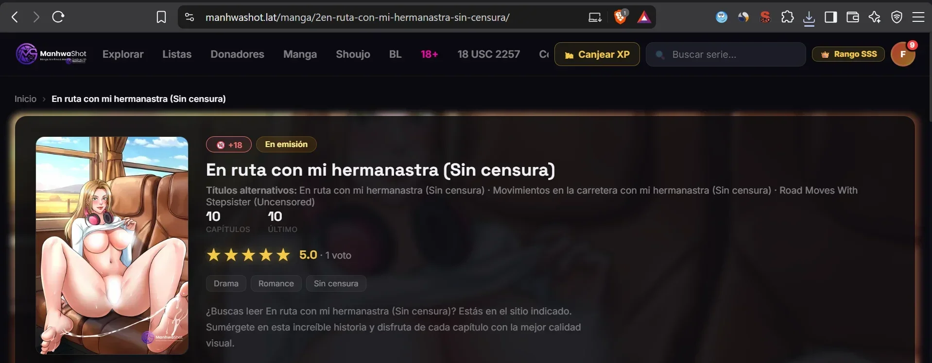 En ruta con mi hermanastra (Sin censura) Capítulo 4 - página 1