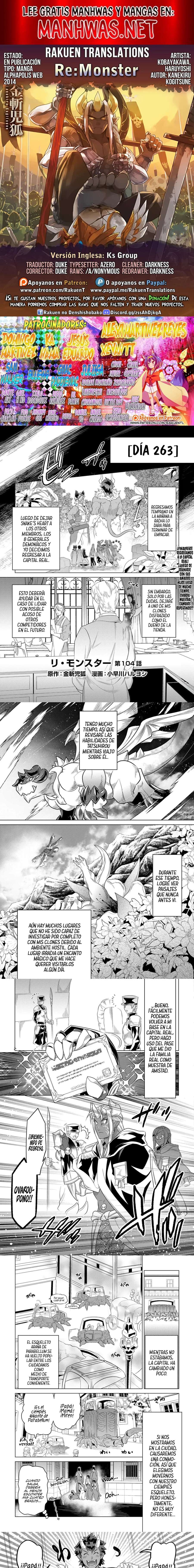 Re:Monster Capítulo 109 - página 1