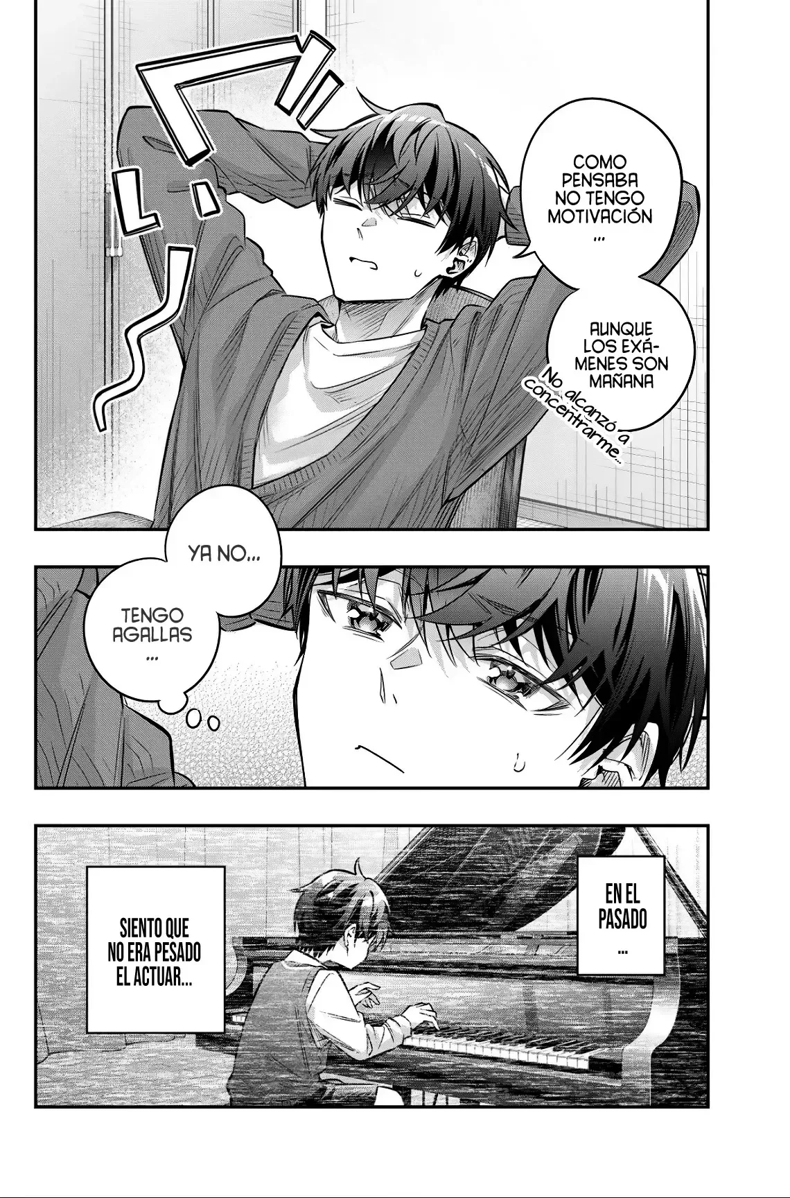 Alya-san, quien se sienta a mi lado, a veces susurra cosas dulces en ruso. Capítulo 82 - página 5