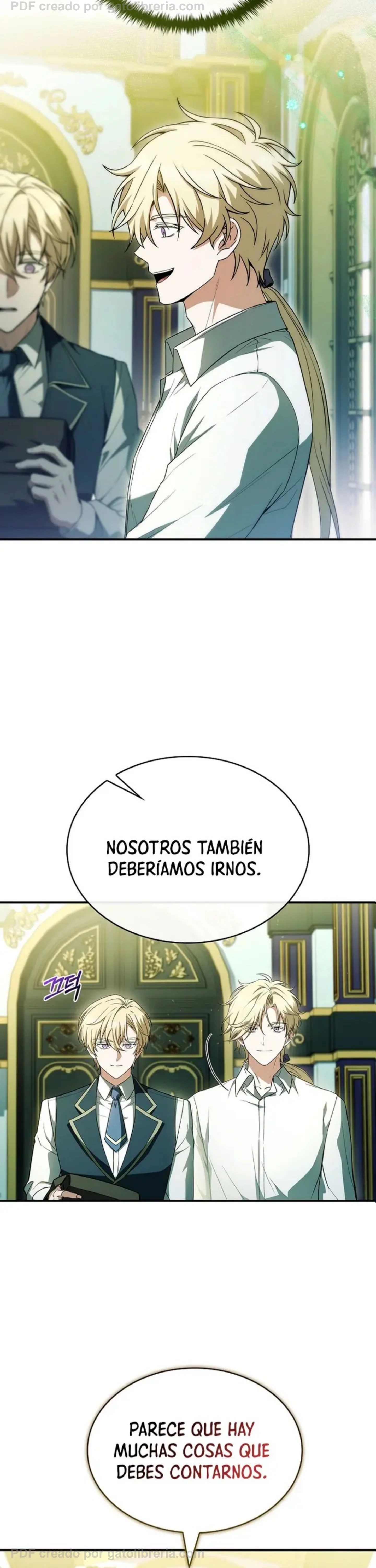 No me interesa ser el sucesor; mejor me dedicaré a sanar. Capítulo 27 - página 34
