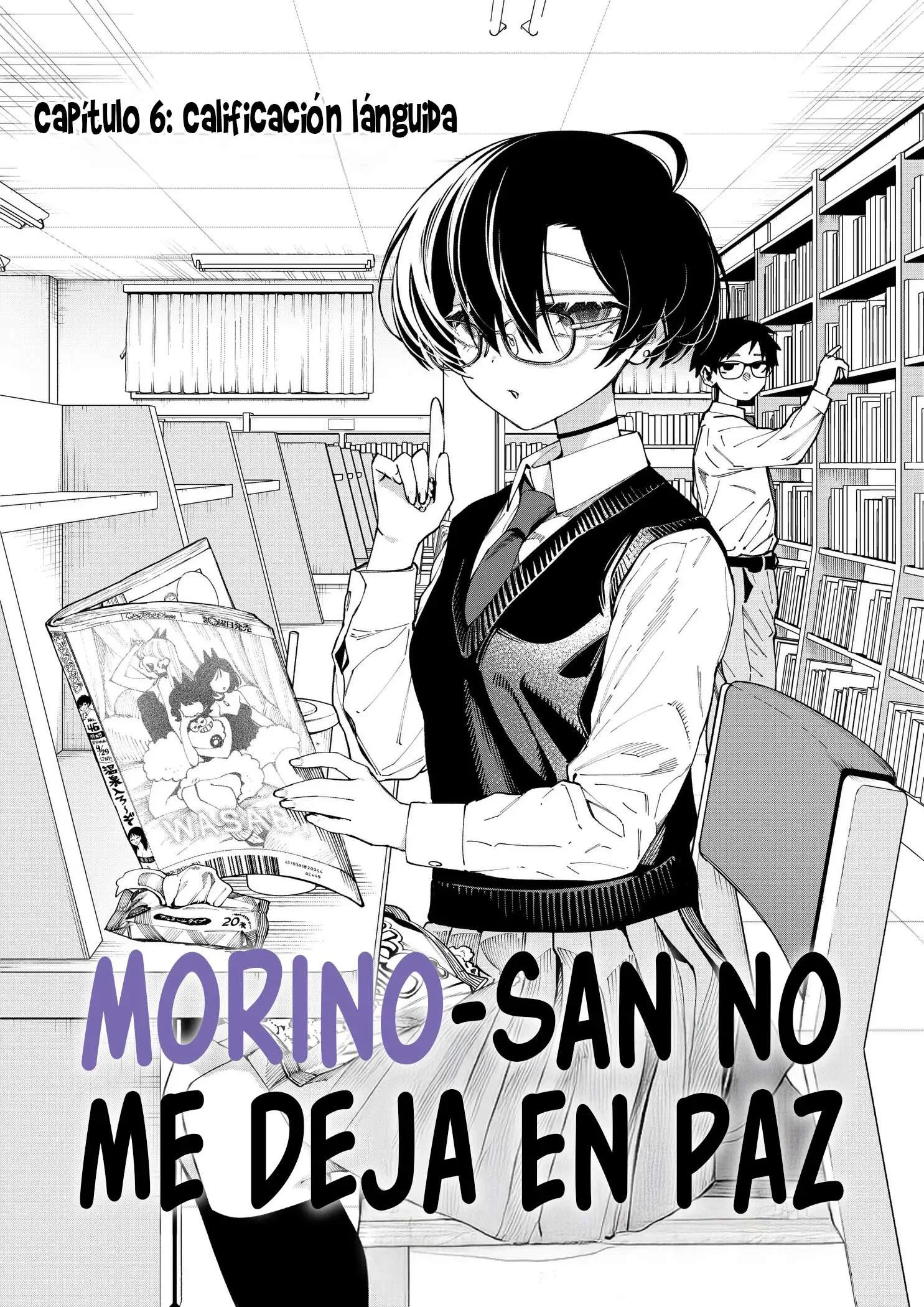 Morino-san No Me Deja En Paz Capítulo 6 - página 2