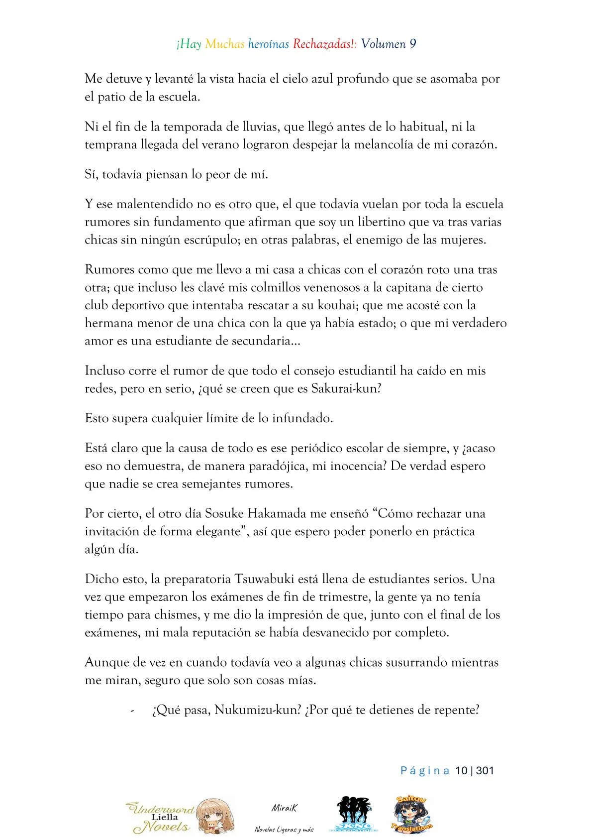 Makeine: Too Many Losing Heroines! Capítulo 9.1 - página 8