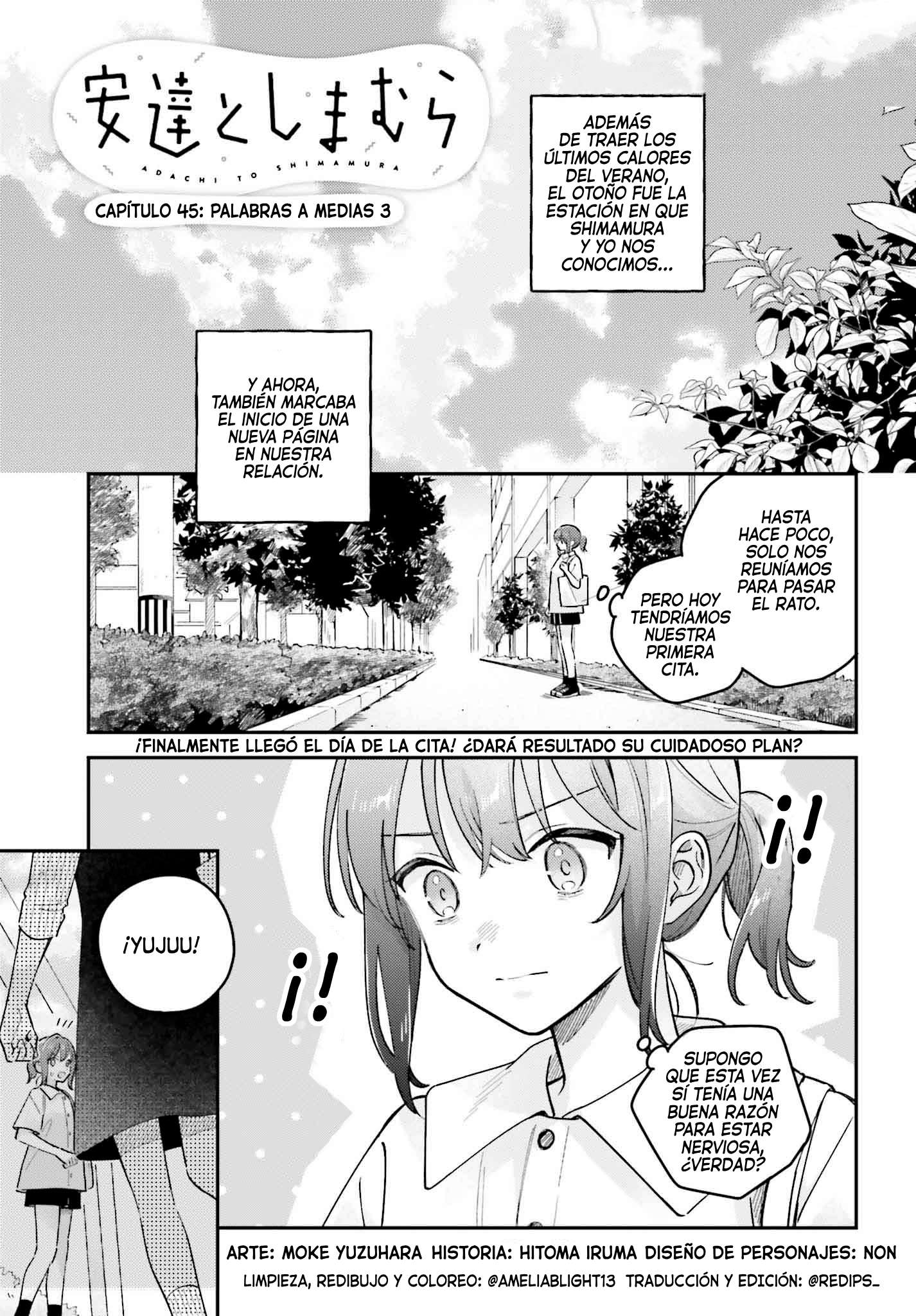 Adachi To Shimamura Capítulo 45 - página 1
