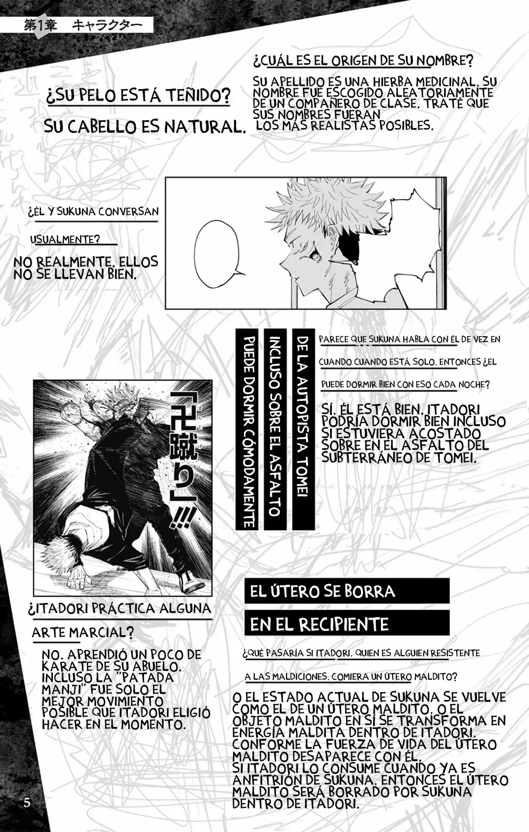 Jujutsu Kaisen: FANBOOK OFICIAL Capítulo 1 - página 6