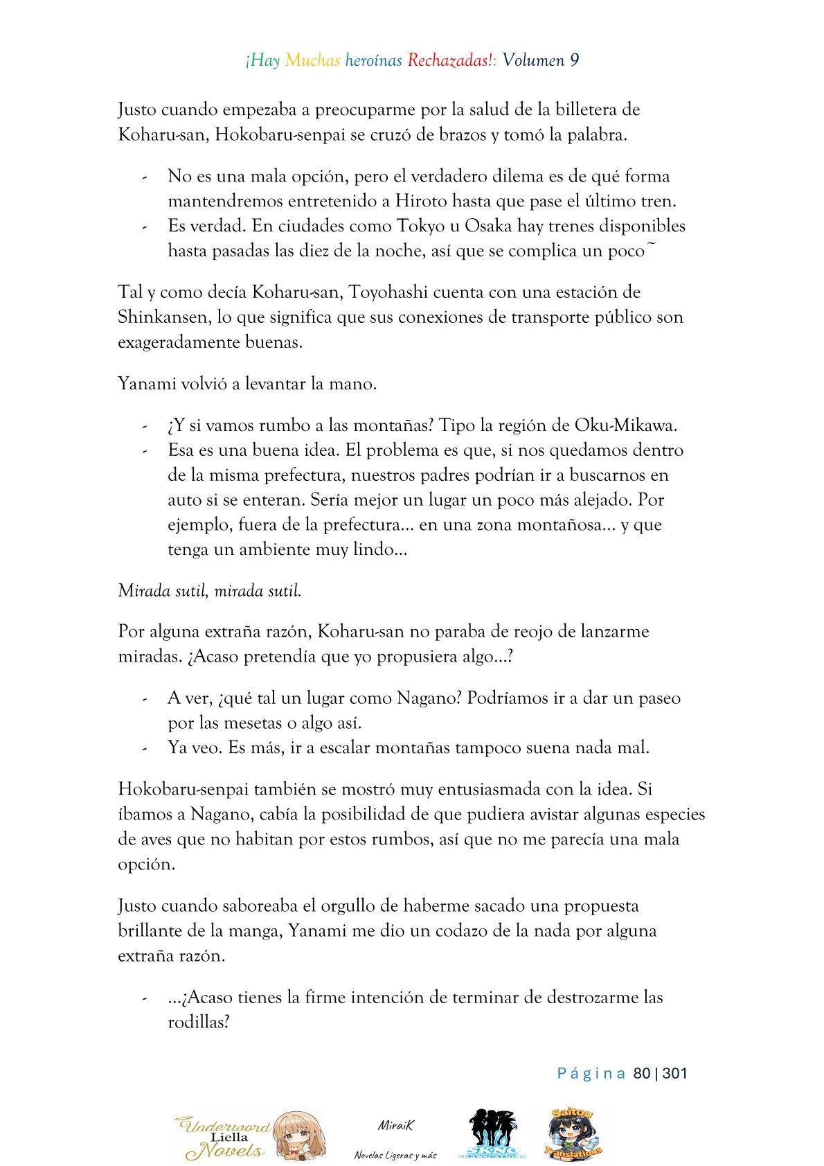 Makeine: Too Many Losing Heroines! Capítulo 9.2 - página 9