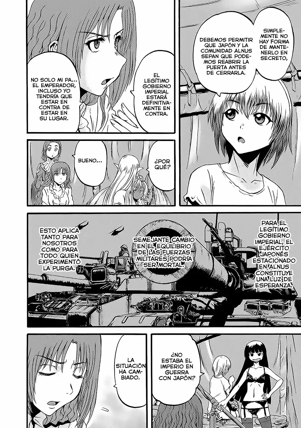 Gate: ¡Así lucharon allí las Fuerzas de Autodefensa de Japón! Capítulo 95 - página 35