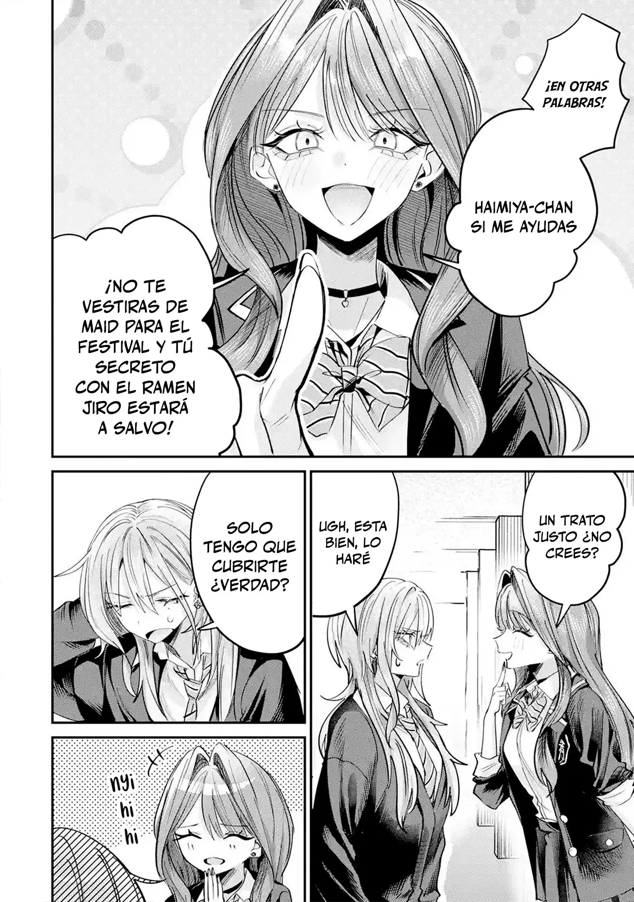 Haimiya-senpai wa Kowakute Kawaii Capítulo 27.01 - página 14