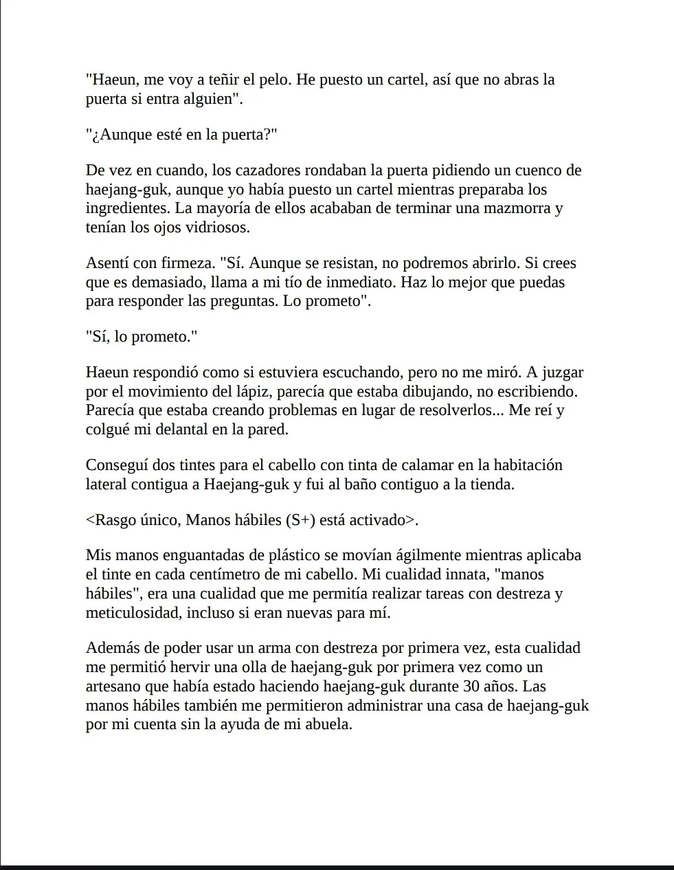 El cazador quiere vivir tranquilamente Capítulo 12 - página 7
