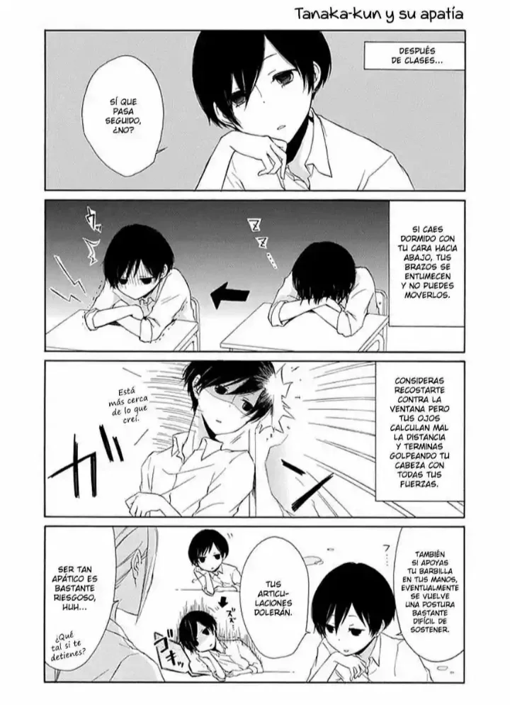 Tanaka-kun wa Itsumo Kedaru Capítulo 2 - página 4
