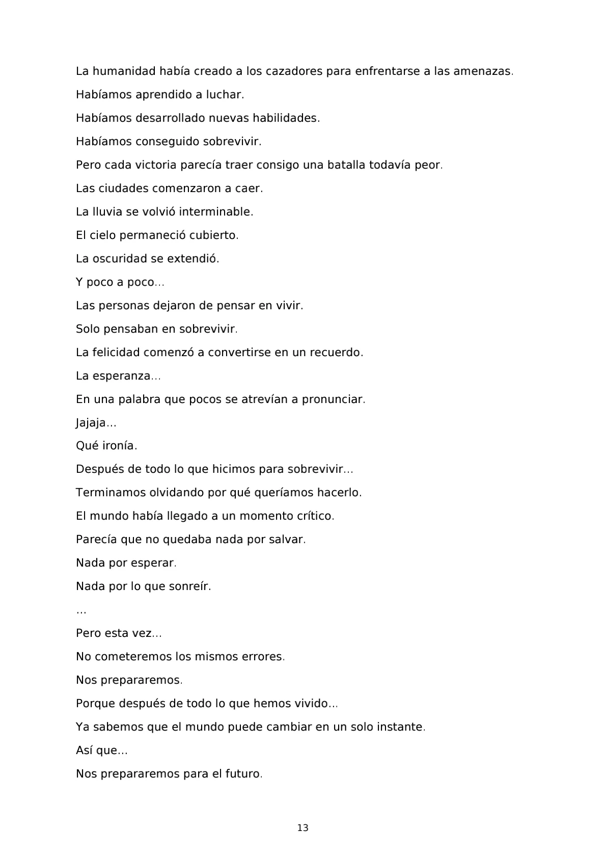 El mundo bajo su sombra Capítulo 0.1 - página 13