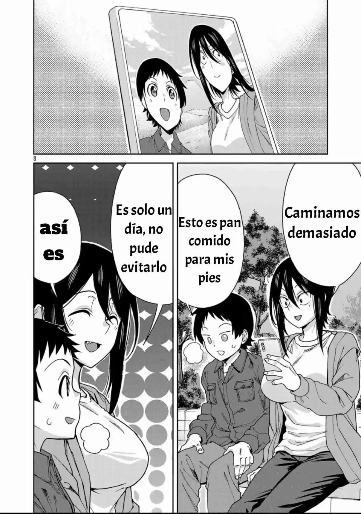 Hitomi-chan es Timida con los Extraños Capítulo 142 - página 8