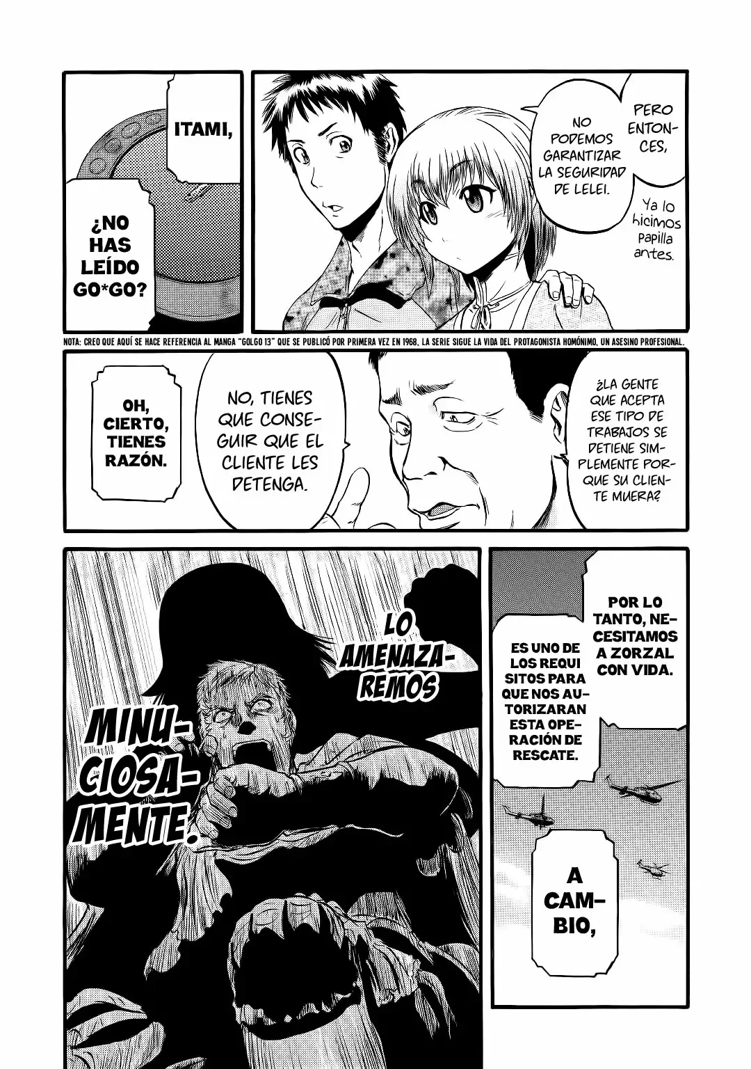 Gate: ¡Así lucharon allí las Fuerzas de Autodefensa de Japón! Capítulo 83 - página 11
