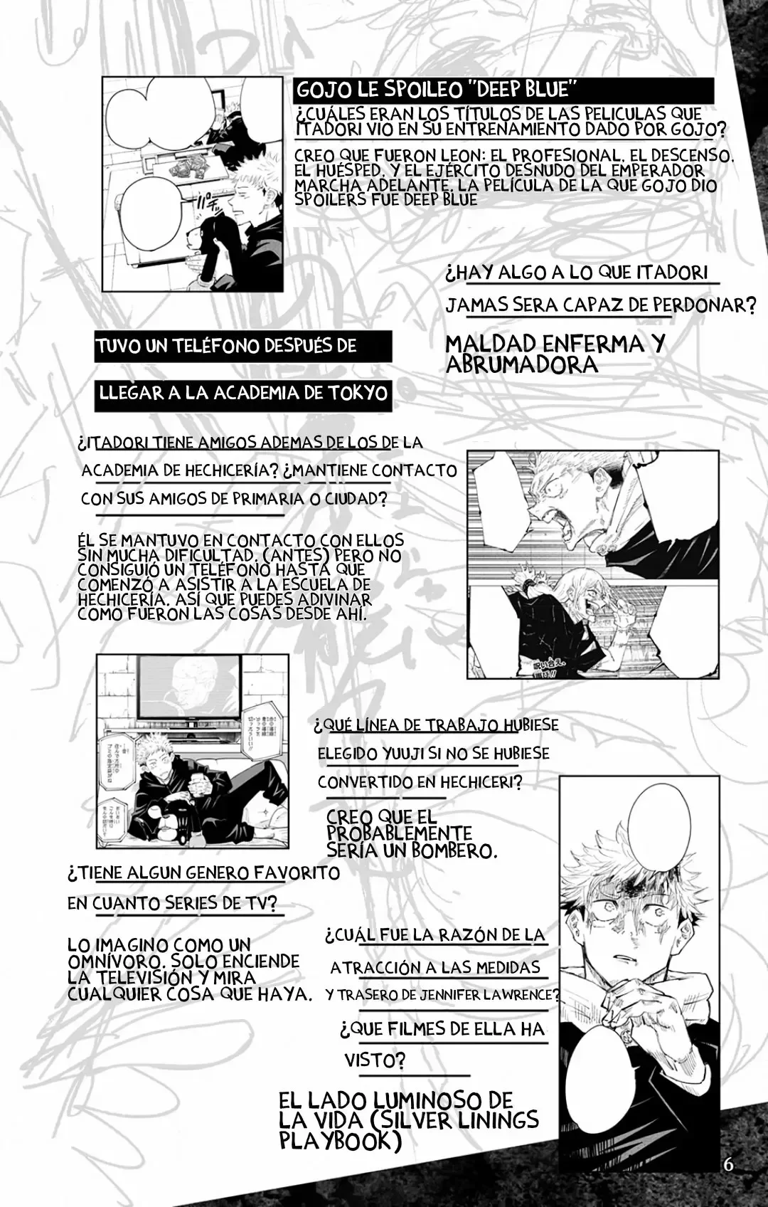 Jujutsu Kaisen: FANBOOK OFICIAL Capítulo 1 - página 7