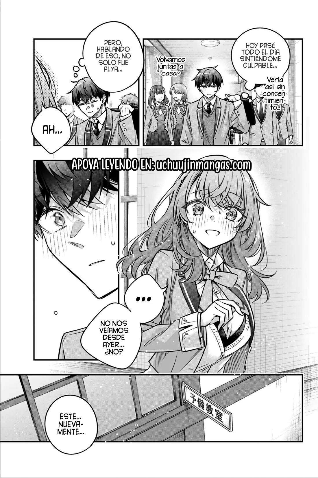 Alya-san, quien se sienta a mi lado, a veces susurra cosas dulces en ruso. Capítulo 81 - página 11
