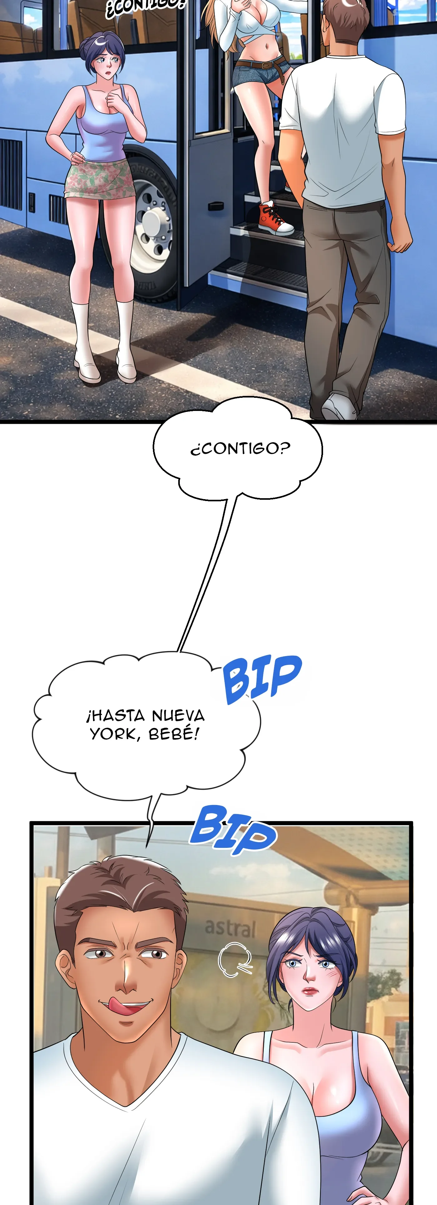 En ruta con mi hermanastra (Sin censura) Capítulo 1 - página 13