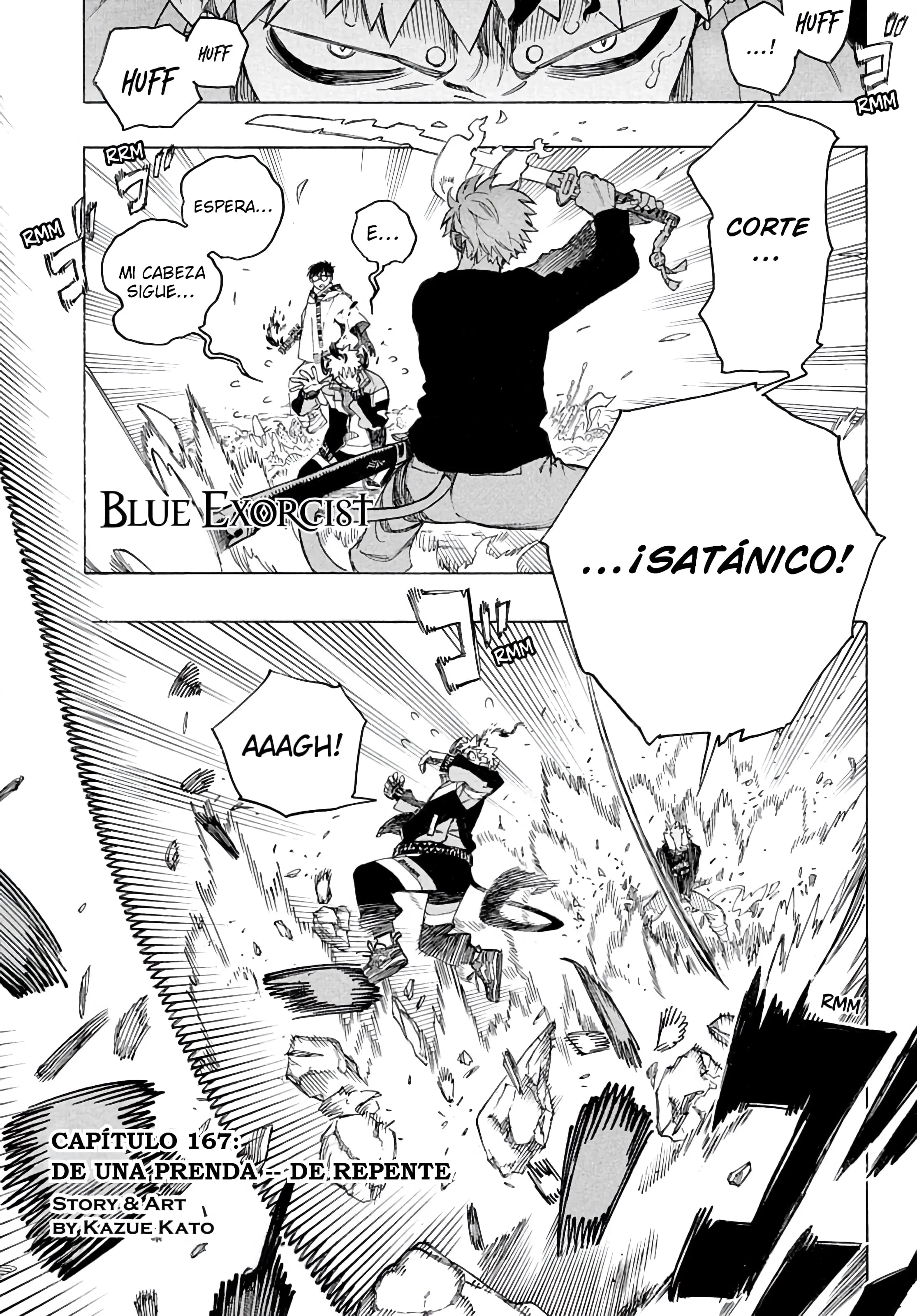 Ao No Exorcist Capítulo 167 - página 3