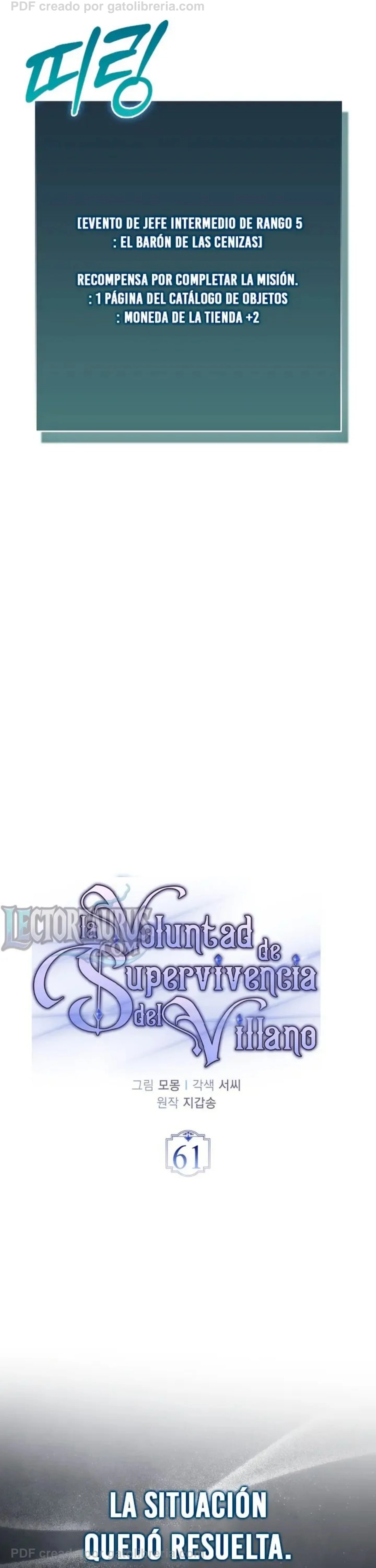 La Voluntad De Supervivencia Del Villano Capítulo 61 - página 19