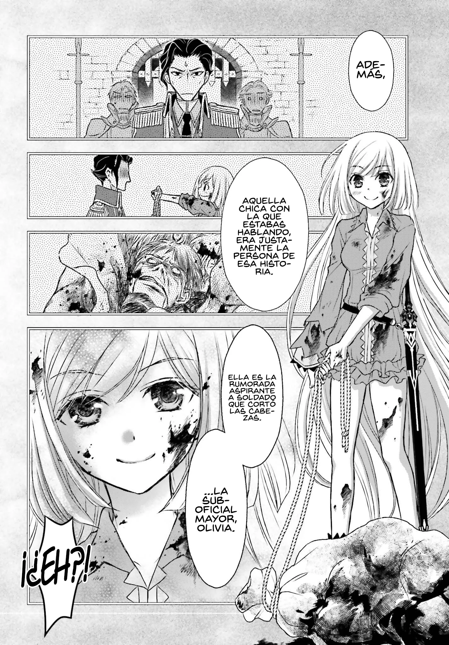 Shinigami ni Sodaterareta Shoujo wa Shikkoku no Ken wo Mune ni Idaku Capítulo 2 - página 19
