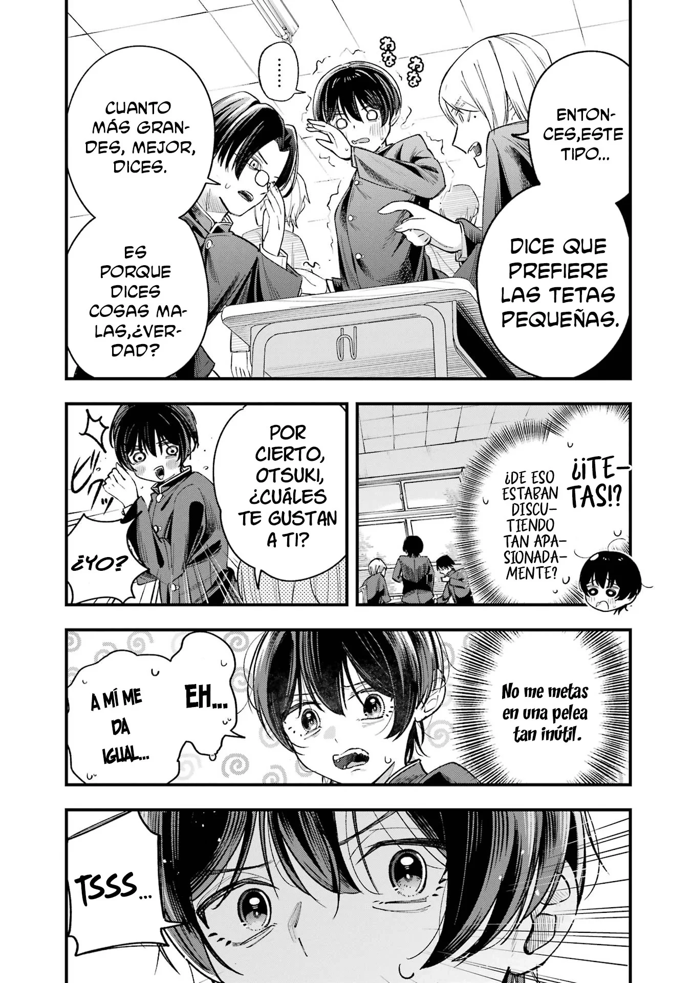 La historia de una chica tomboy que habla obscenamente en una escuela de varones Capítulo 2 - página 6