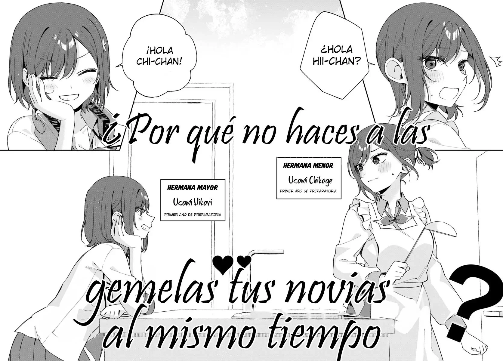 ¿Por qué no haces que las gemelas sean tus "novias" juntas? Capítulo 1 - página 41