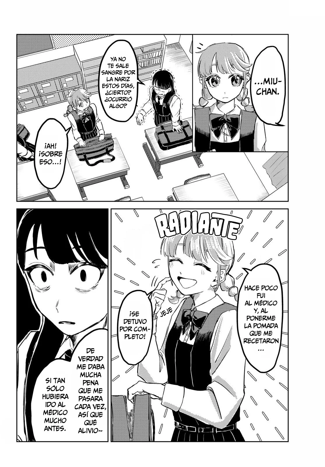 La hemorragia nasal de Miu-chan Capítulo 1 - página 8