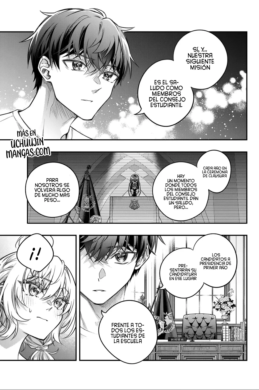 Alya-san, quien se sienta a mi lado, a veces susurra cosas dulces en ruso. Capítulo 87 - página 11