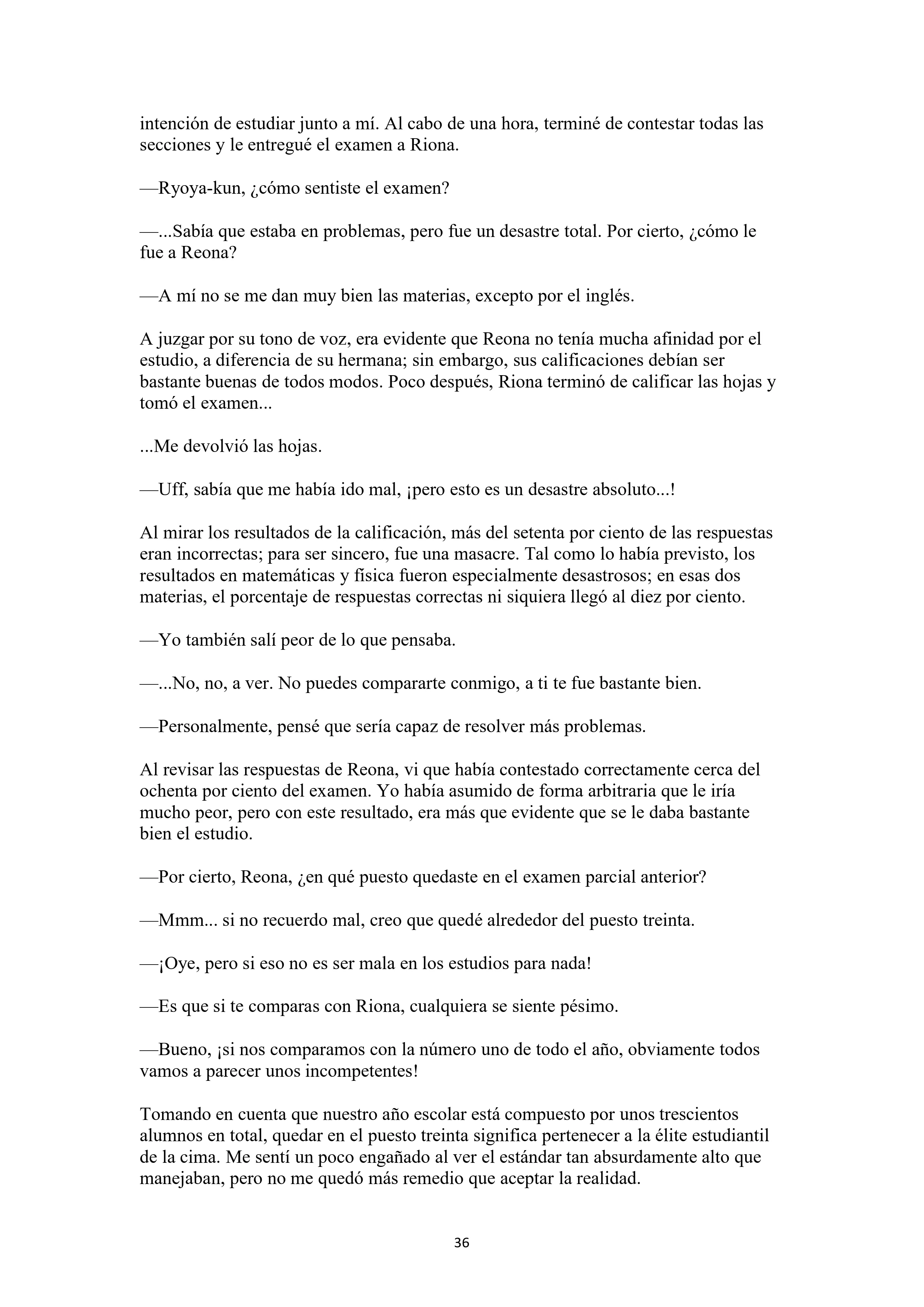 La historia de cómo yo, un tipo común y corriente sin cualidades redentoras, arriesgué mi vida para salvar a dos hermosas hermanas gemelas, y como resultado terminé haciendo que ellas, que en realidad eran yandere, se enamoraran perdidamente de mí Capítulo 1 - página 36