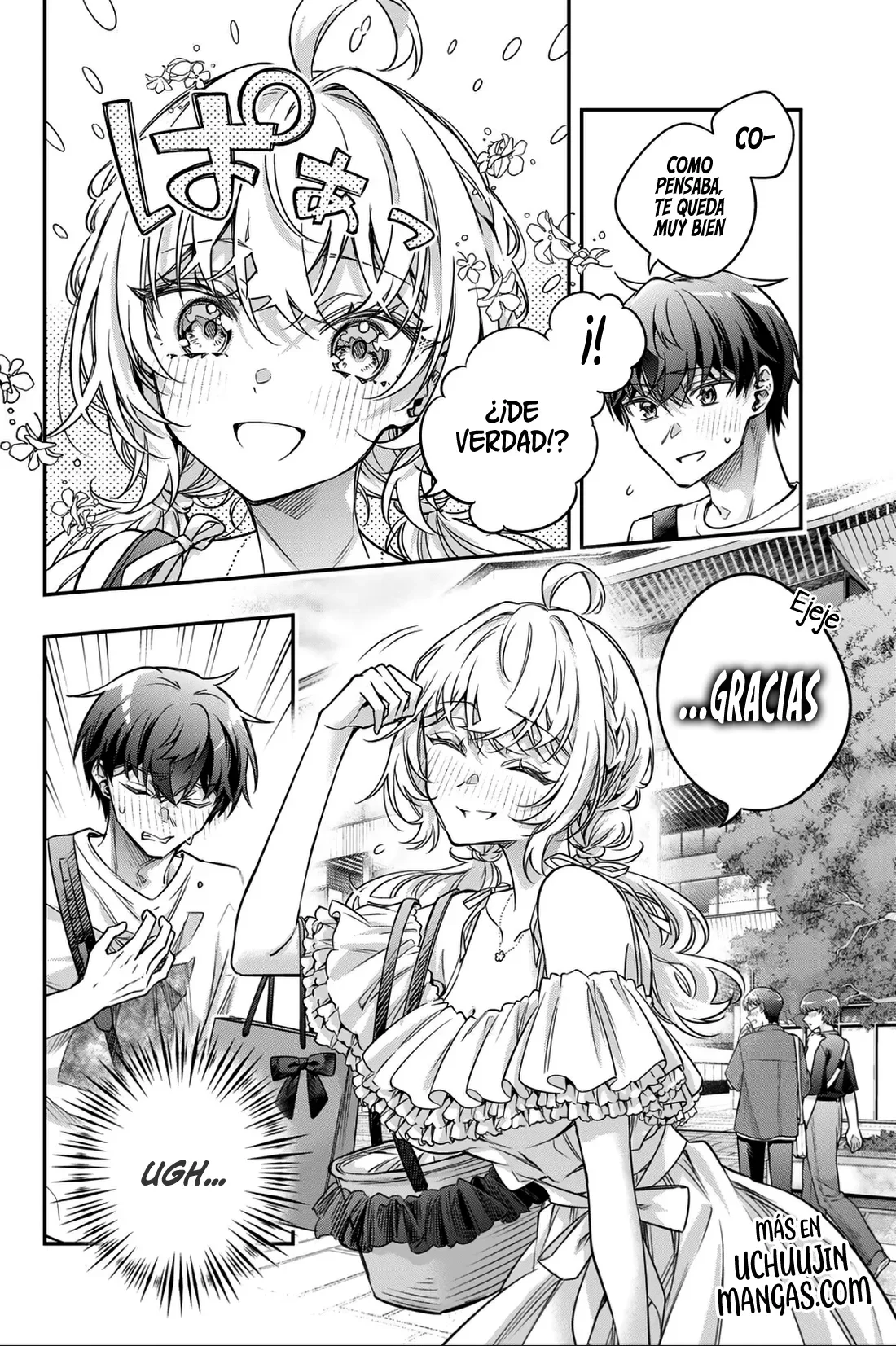 Alya-san, quien se sienta a mi lado, a veces susurra cosas dulces en ruso. Capítulo 86 - página 8