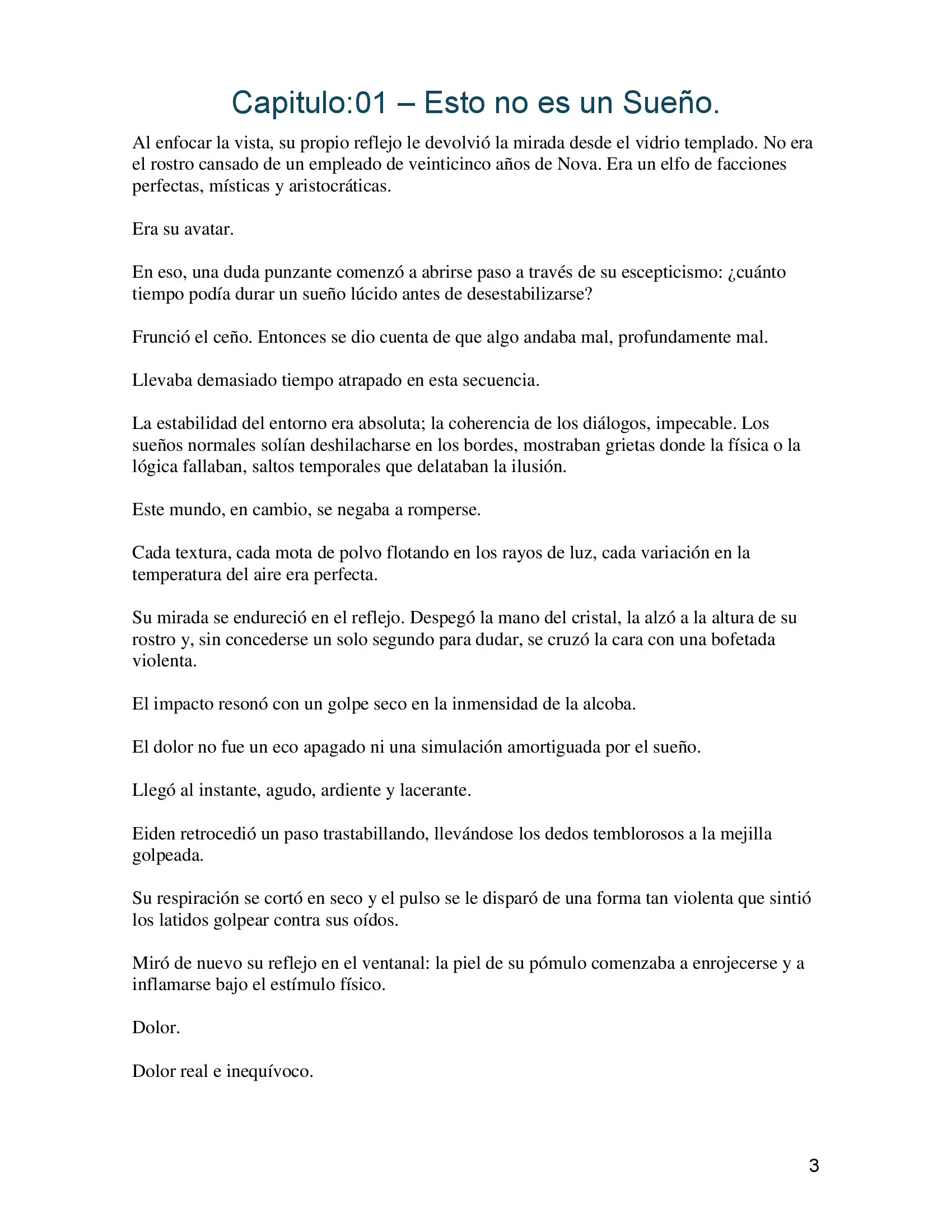 El Reino Transmigrado de Aethelgard. Capítulo 1 - página 3