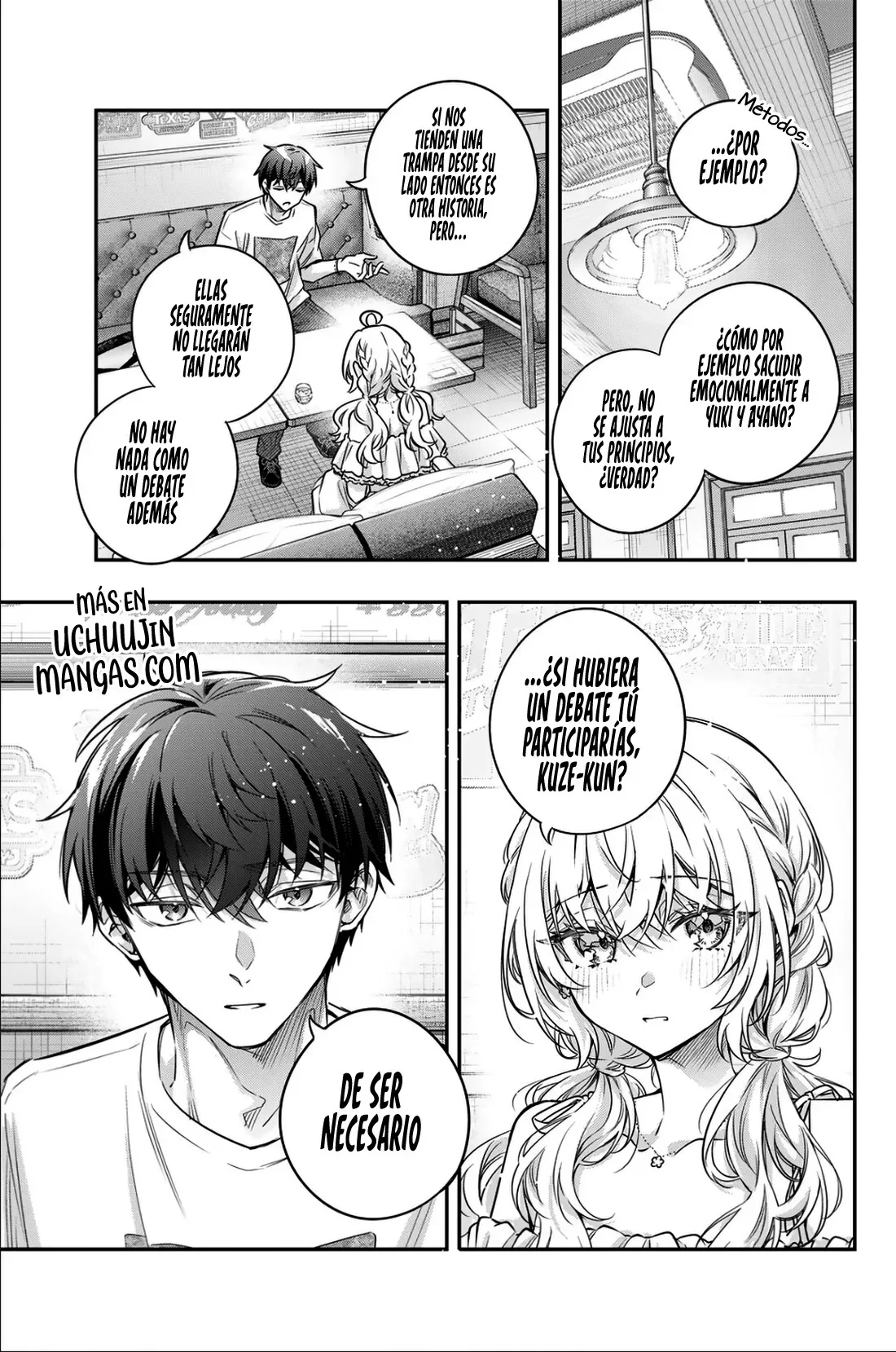 Alya-san, quien se sienta a mi lado, a veces susurra cosas dulces en ruso. Capítulo 88 - página 13